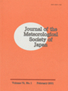 JOURNAL OF THE METEOROLOGICAL SOCIETY OF JAPAN封面